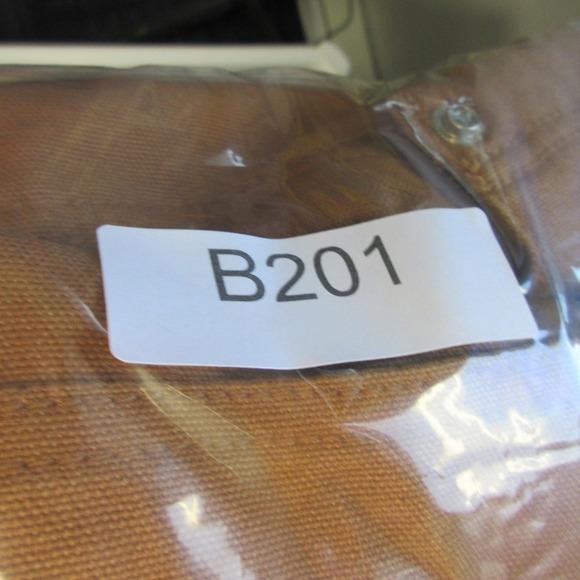 Craftsman Insulated Bib Overalls Men L Brown 100% Cotton Lined Work Utility 1580 - Picture 7 of 12